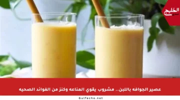 عصير الجوافة باللبن.. مشروب يقوي المناعة وكنز من الفوائد الصحية